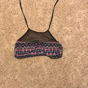 Patterned Bathing Suit Top